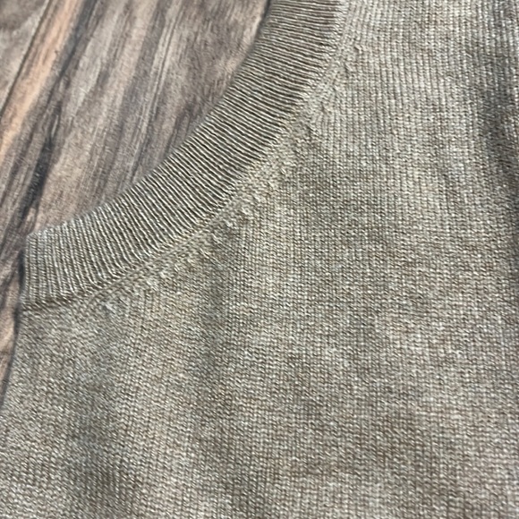 STATE CASHMERE Classic Sleeveless Sweater Vest 100% Pure Cashmere V-Neck L - Picture 7 of 11